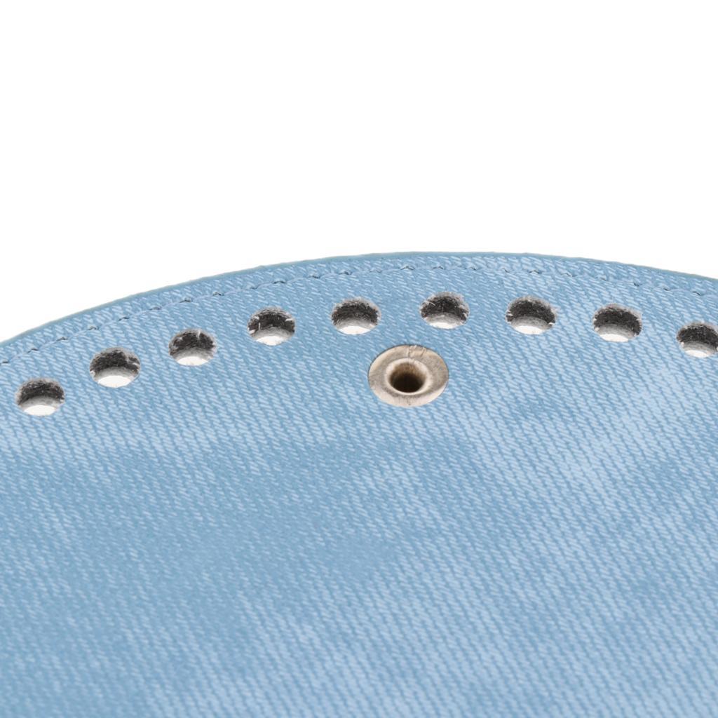 DIY Crochet Bag Nail Bottom Shaper Pad Denim Bag Insert Cushion Base Round