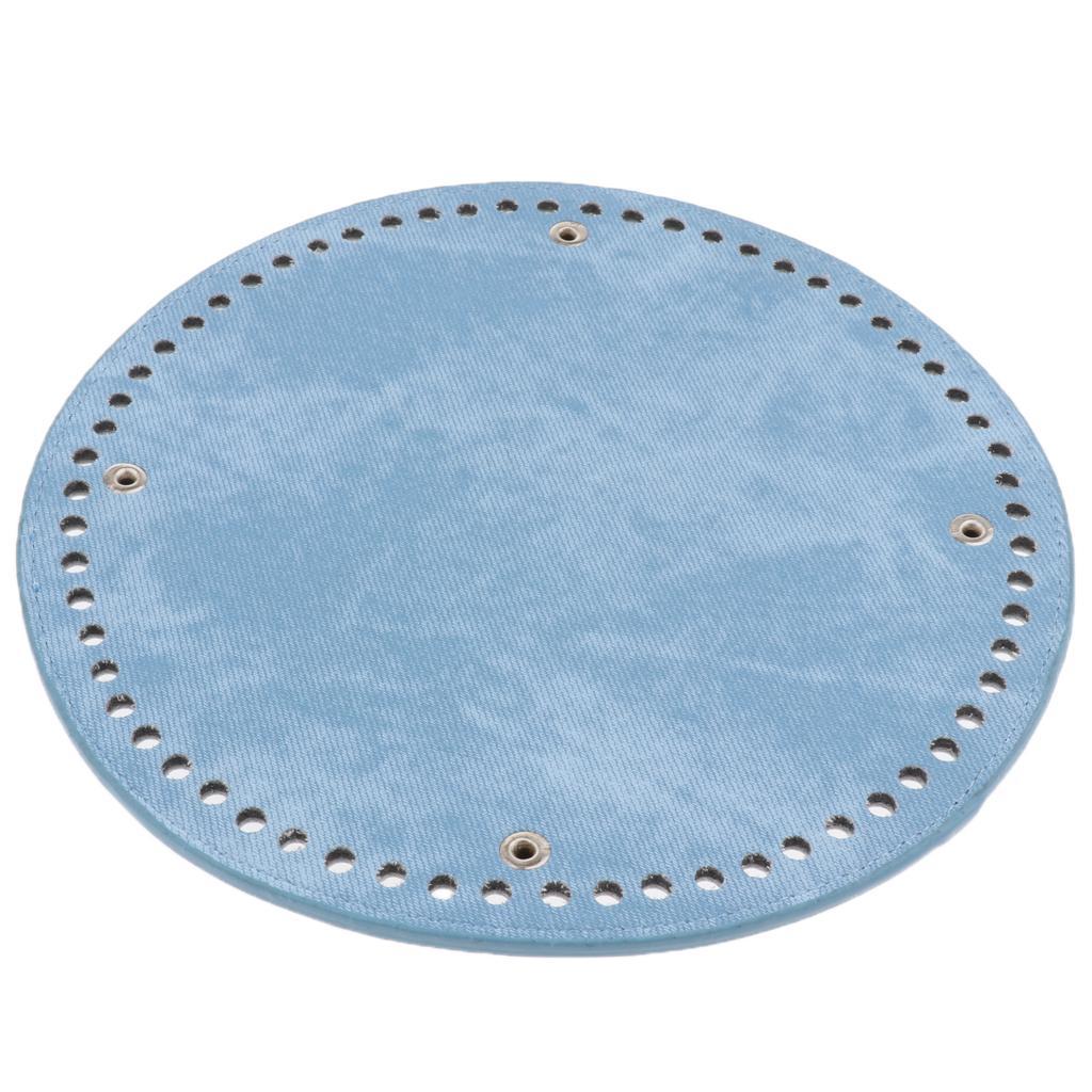 DIY Crochet Bag Nail Bottom Shaper Pad Denim Bag Insert Cushion Base Round