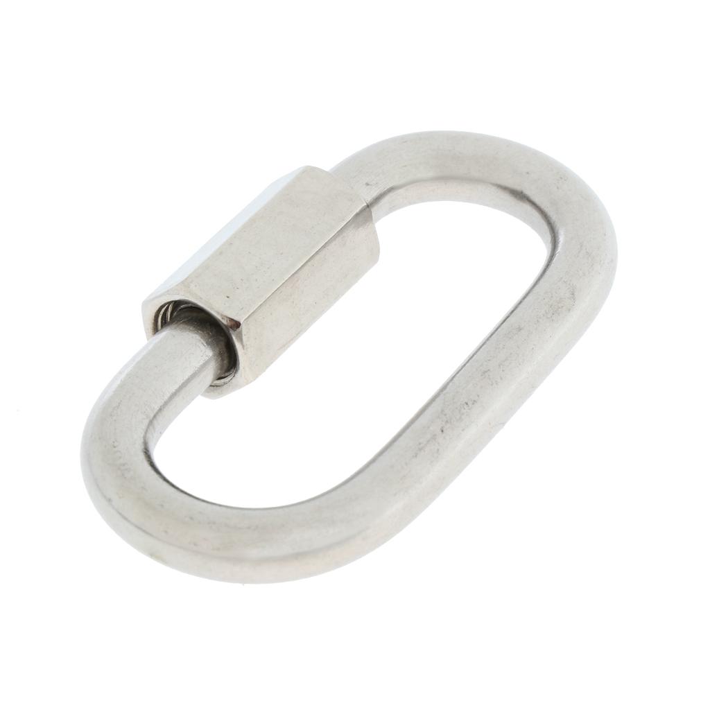 Edelstahl Quick Links Kettenverschluss Marine Hook Karabiner