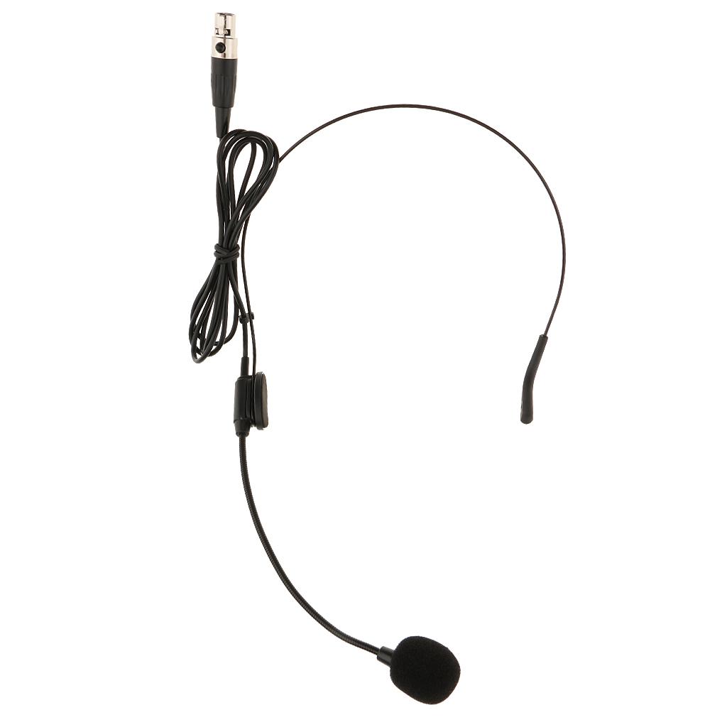 Ear Hook Omni-Directional Boom Head Worn Microphone  XLR 3Pin 