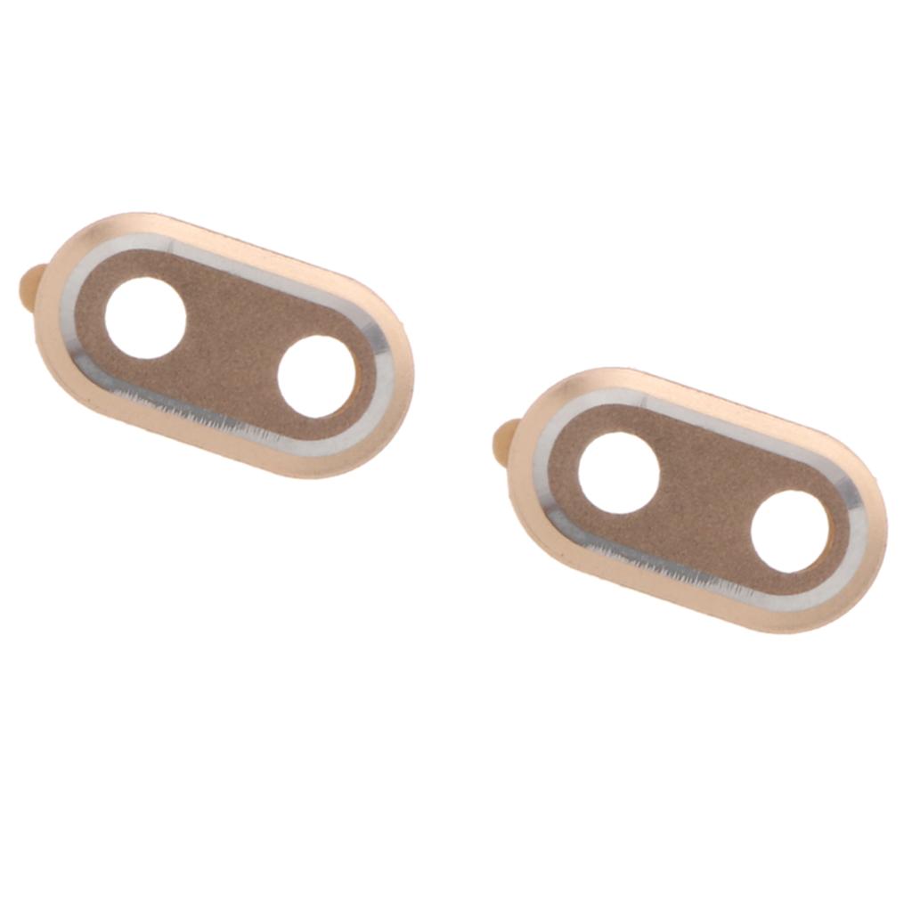 Lens Ring Rear Camera Protection Ring Metal Lens Paste for Iphone X gold