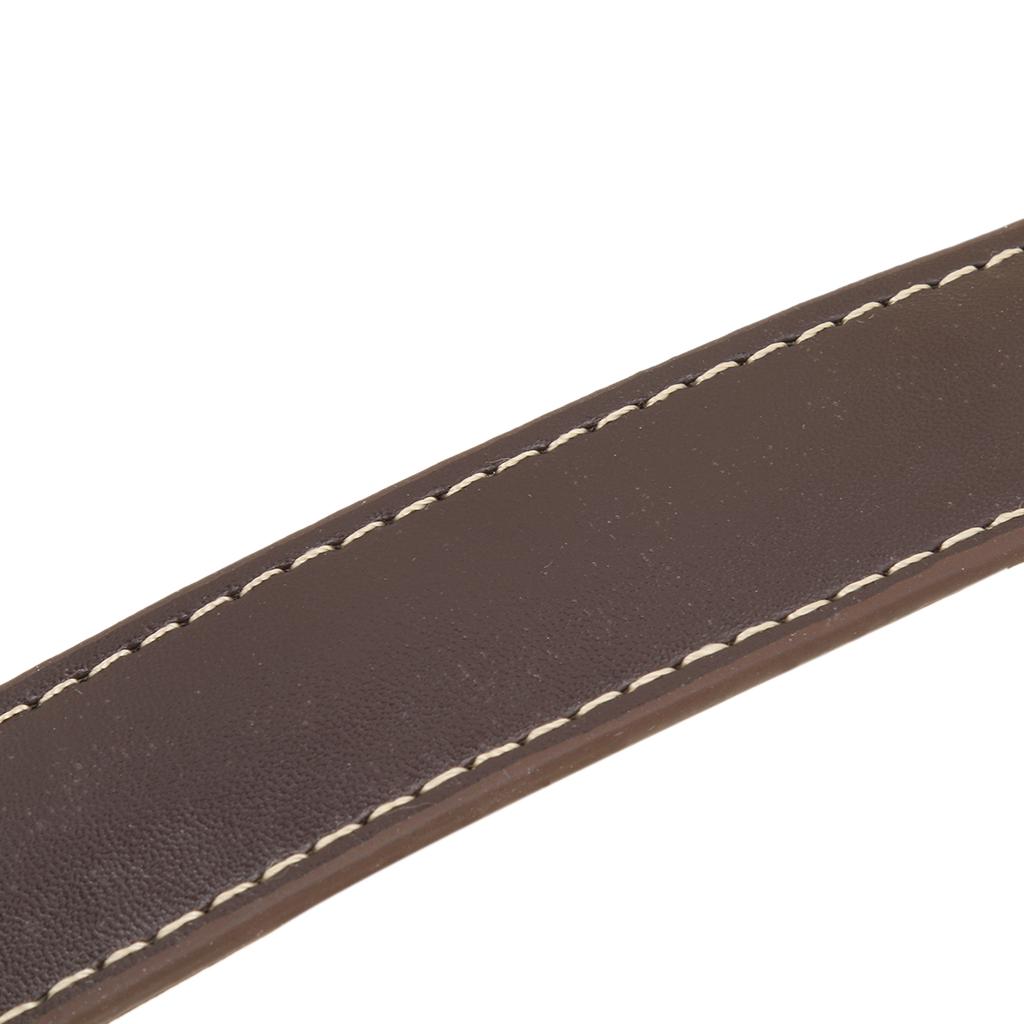 160mm Leather Furniture Door Suitcase Drawer Cabinet Pull Handle Knob -Brown
