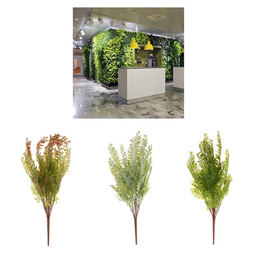 7 Branches Artificial Fern Grass Faux Plant Home Room DIY Floral Decor #1