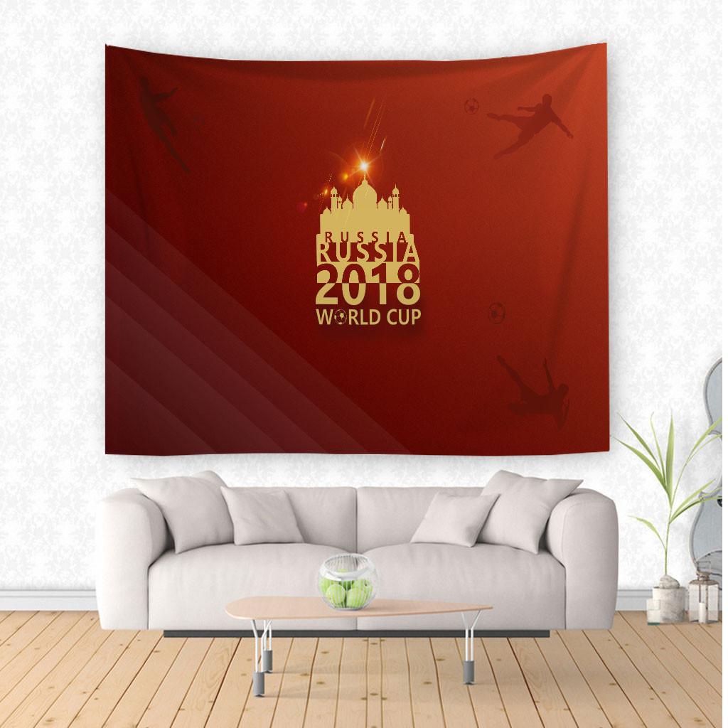 Flame Football Pattern Hanging Tapestry Wall Hanging Bedspread Decor #6