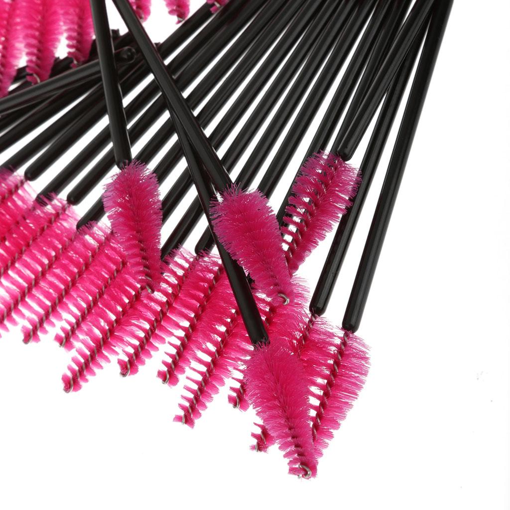 50x Disposable Eyelash Brush Mascara Wands Applicator Makeup Cosmetic Tool 2