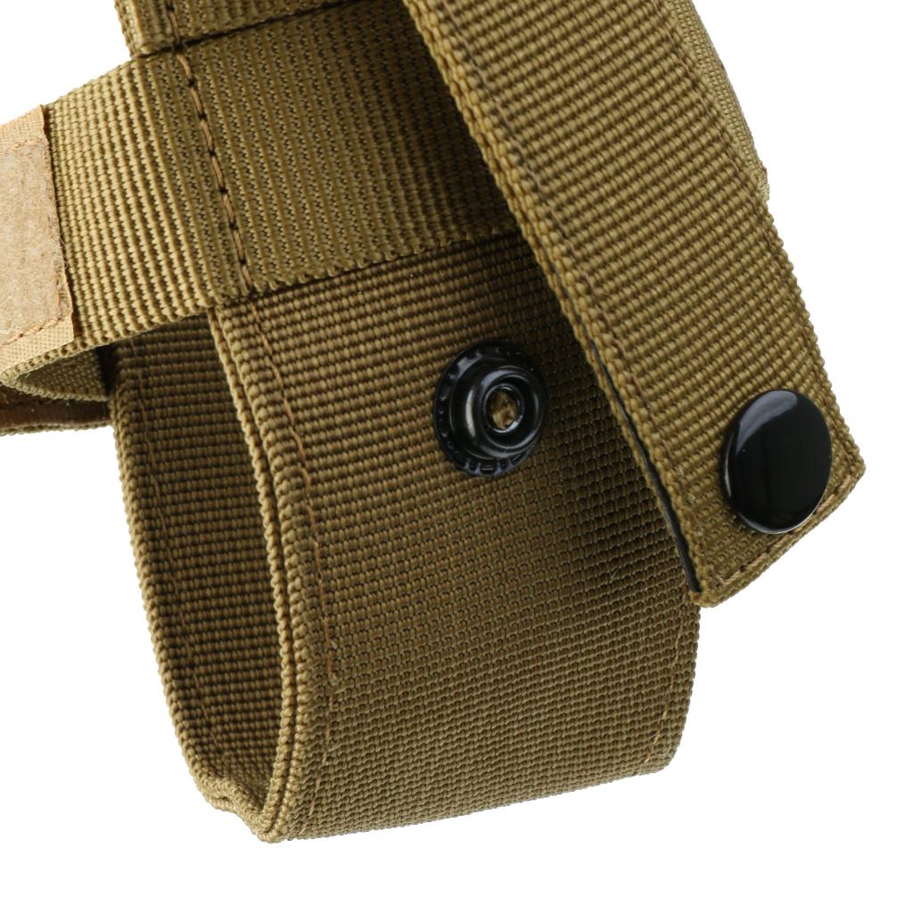 Tactical Molle Lightweight Water Bottle Holder Carrier Pouch Belt Bag Coyote Tan