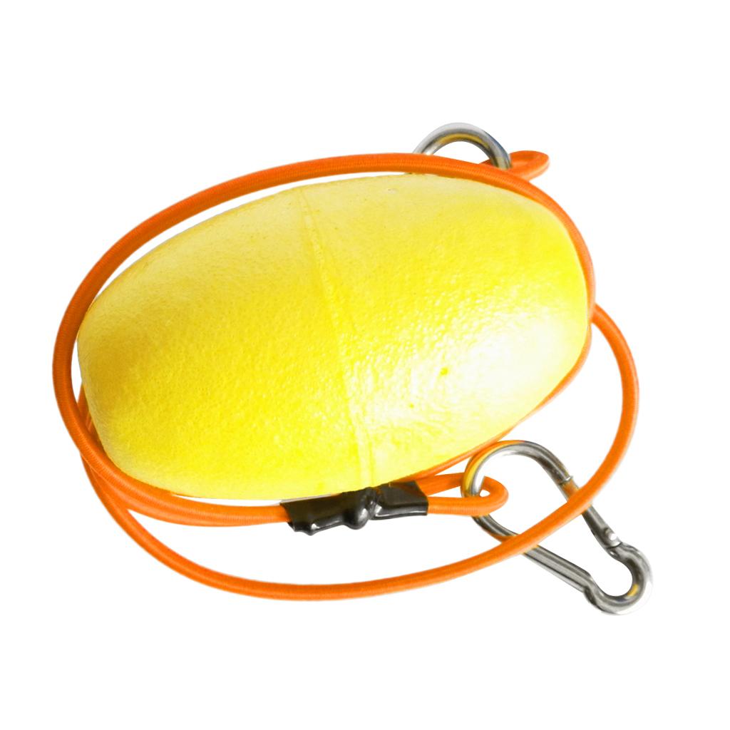 Kayak Tow Throw Line Floating Accessory Leash Yellow + Fluorescent Yellow