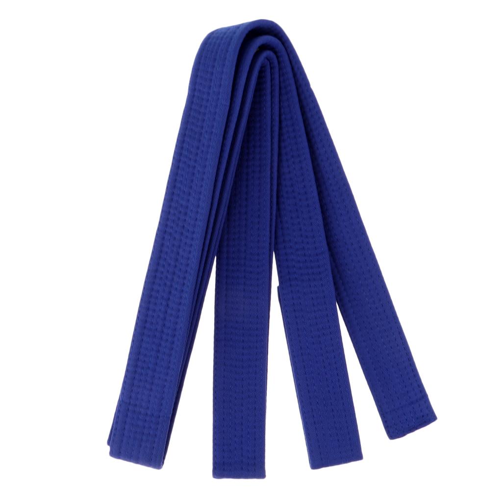 Taekwondo Belt Karate Martial Arts Aikido Double Wrap Belt Blue