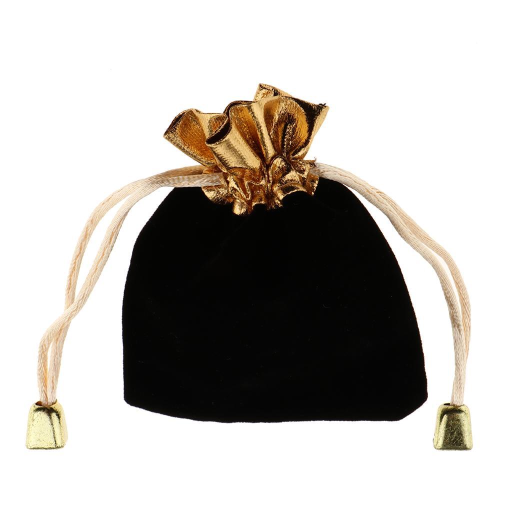 10Pcs Velvet Gift Bags Drawstring Jewelry Pouches Candy Bags Wedding Favors 