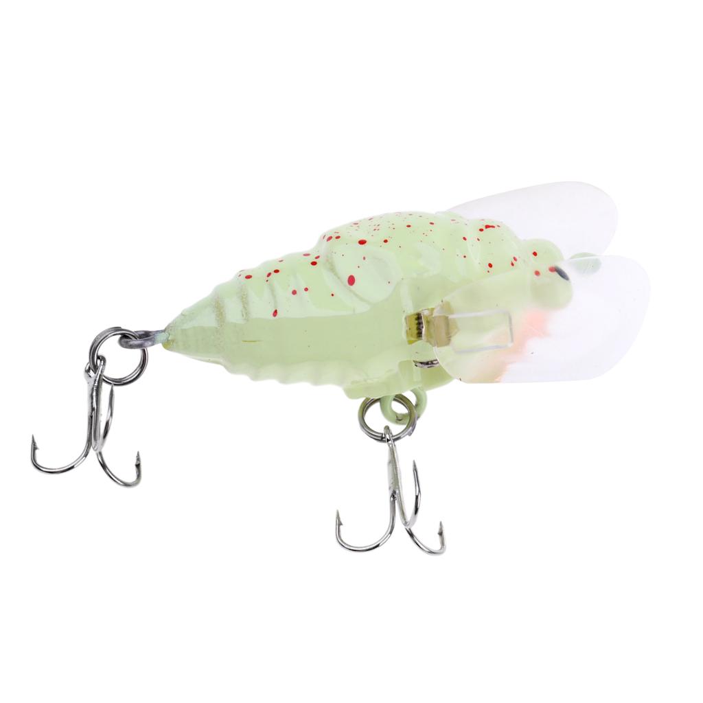 Popper Fishing Bait Lure Cicada Bass Baits Floating Topwater Lure