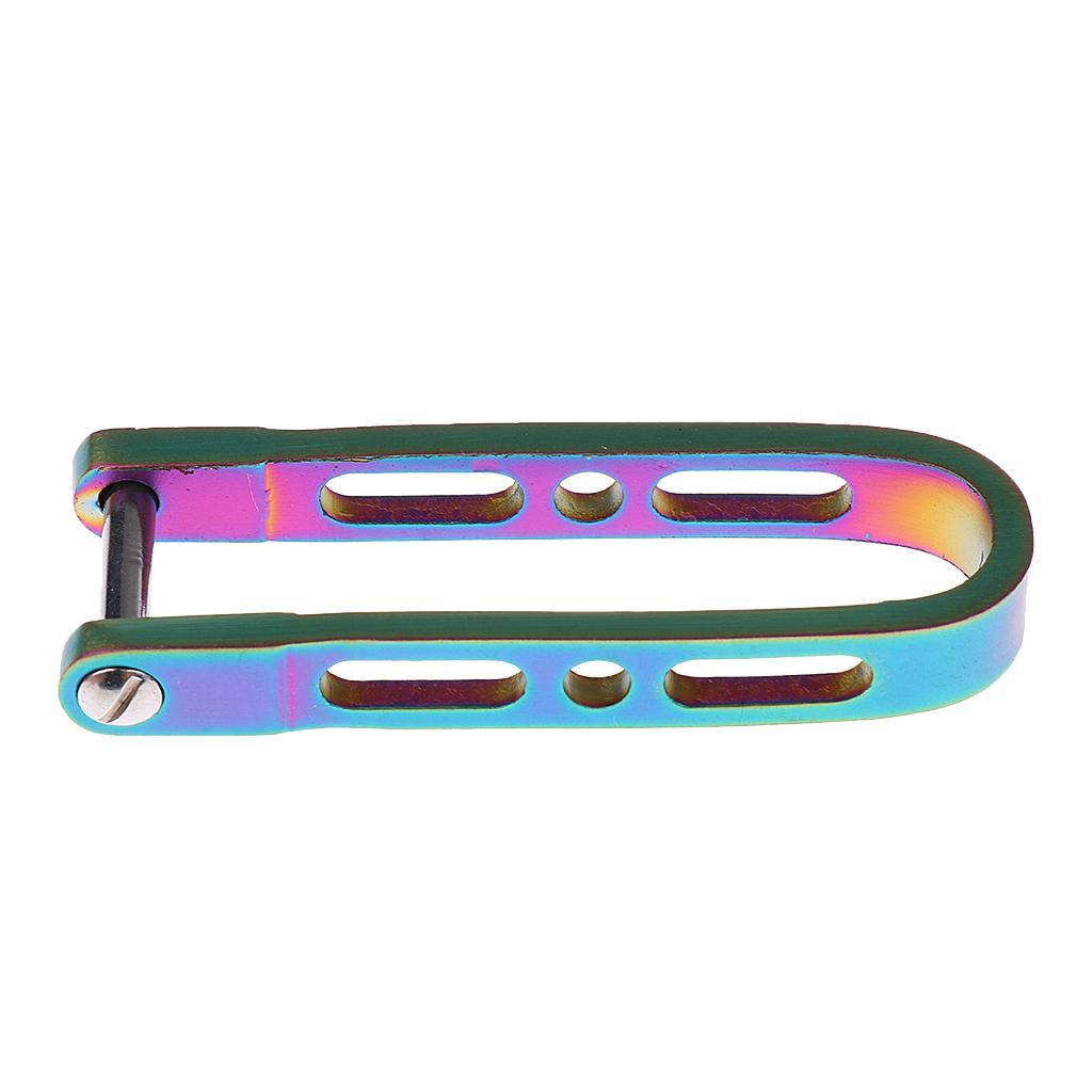 Stainless Pocket Keychain U Shape Key Holder Clip Organizer Outdoor Gear