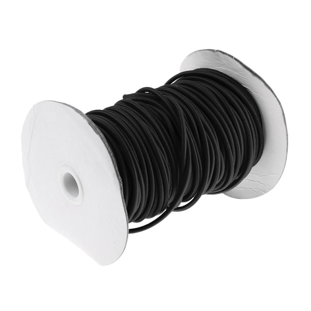 Shock Cord Bungee Rope Kayak Boat Tie Down 0.5m 2m 20m 30m 50m 75m 4mm Dia