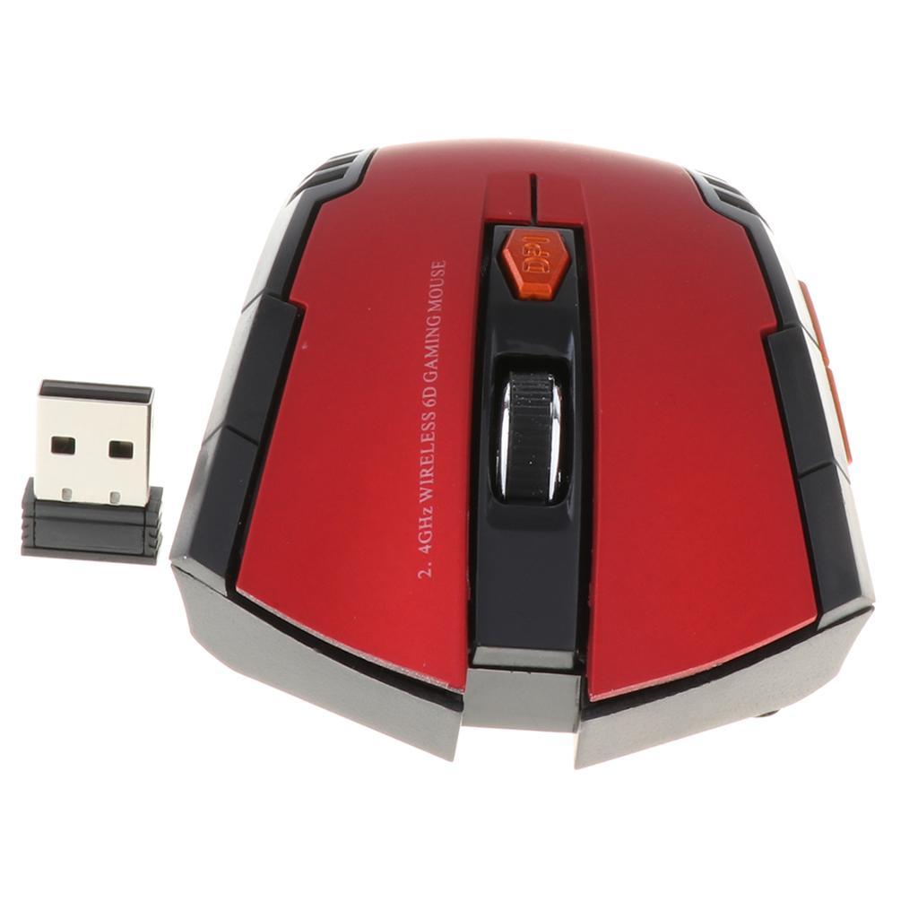 10m 2.4GHz Computer Mice Wireless USB Mouse Optical Gaming for Apple Mac