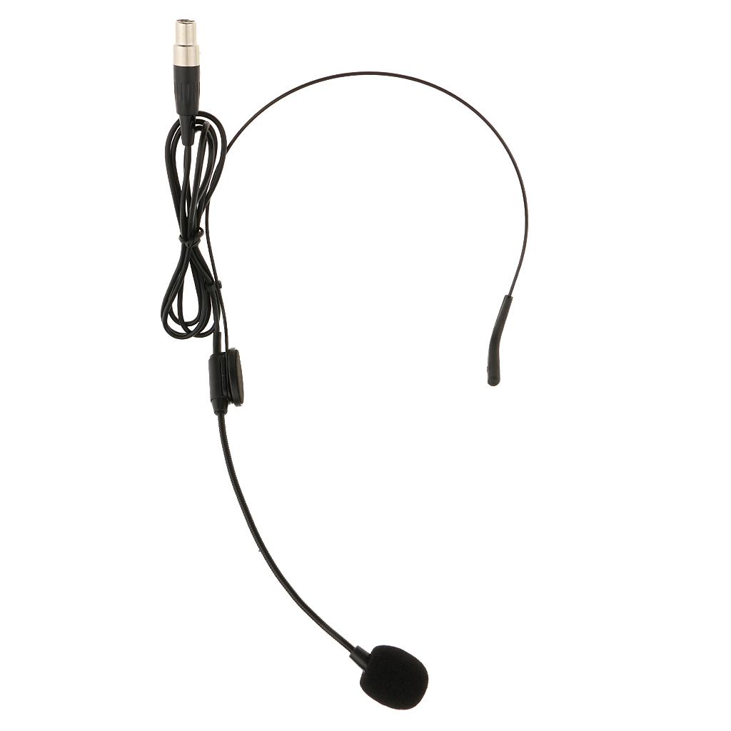 Ear Hook Omni-Directional Boom Head Worn Microphone  XLR 4Pin 