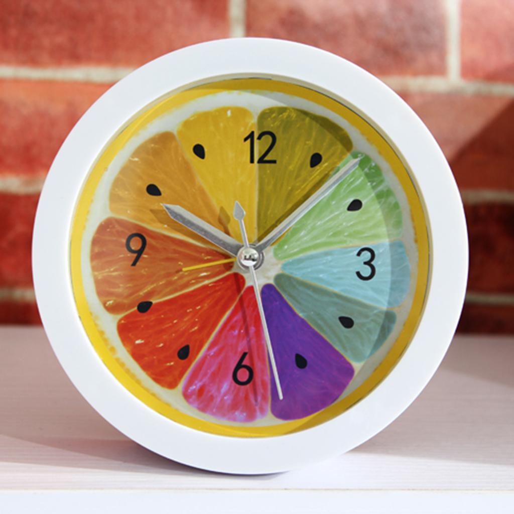 Desk & Shelf Clocks Colored Lemon