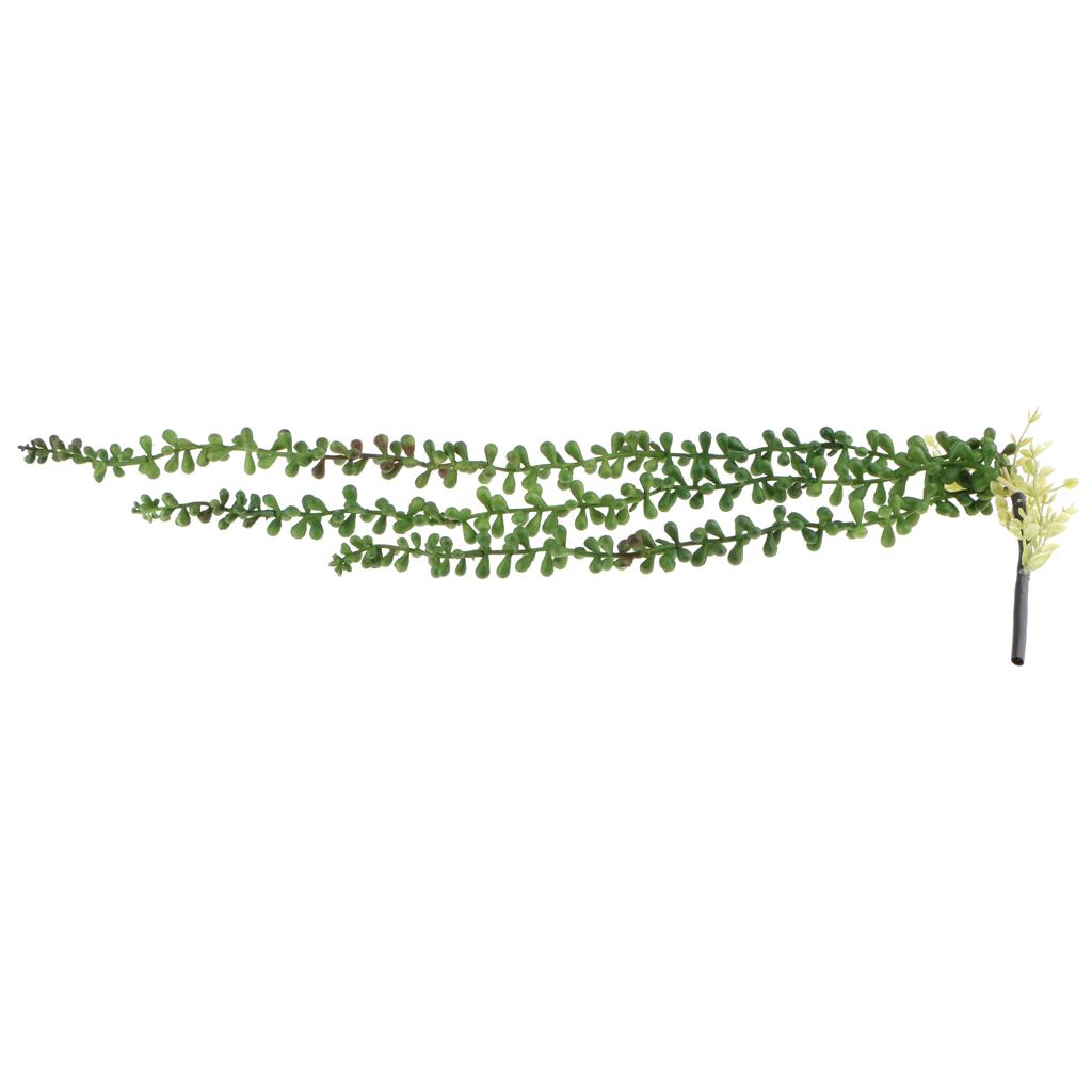 Artificial Flower String of Pearls Wall Hanging Succulents Plants Green