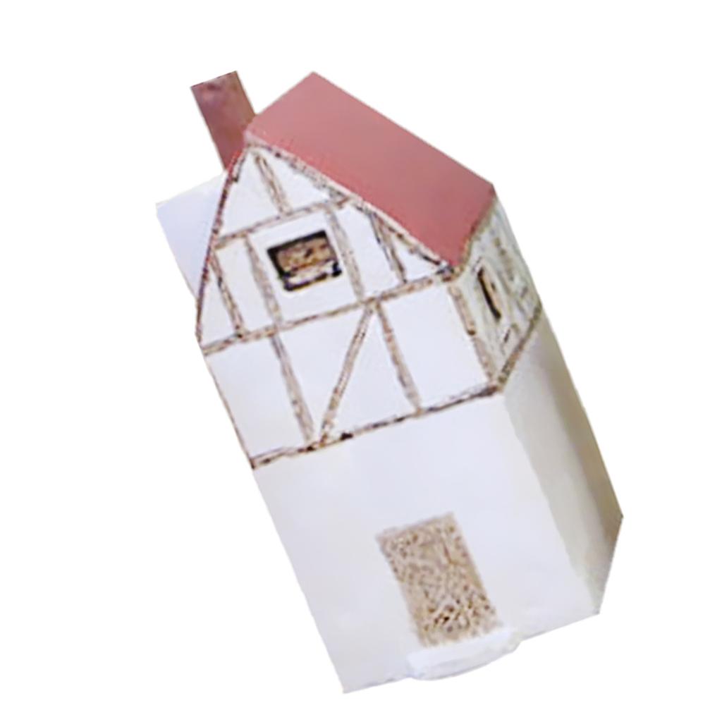 Lovely Exquisite Resin Made Christmas Church for Home Decor 40x32x62mm
