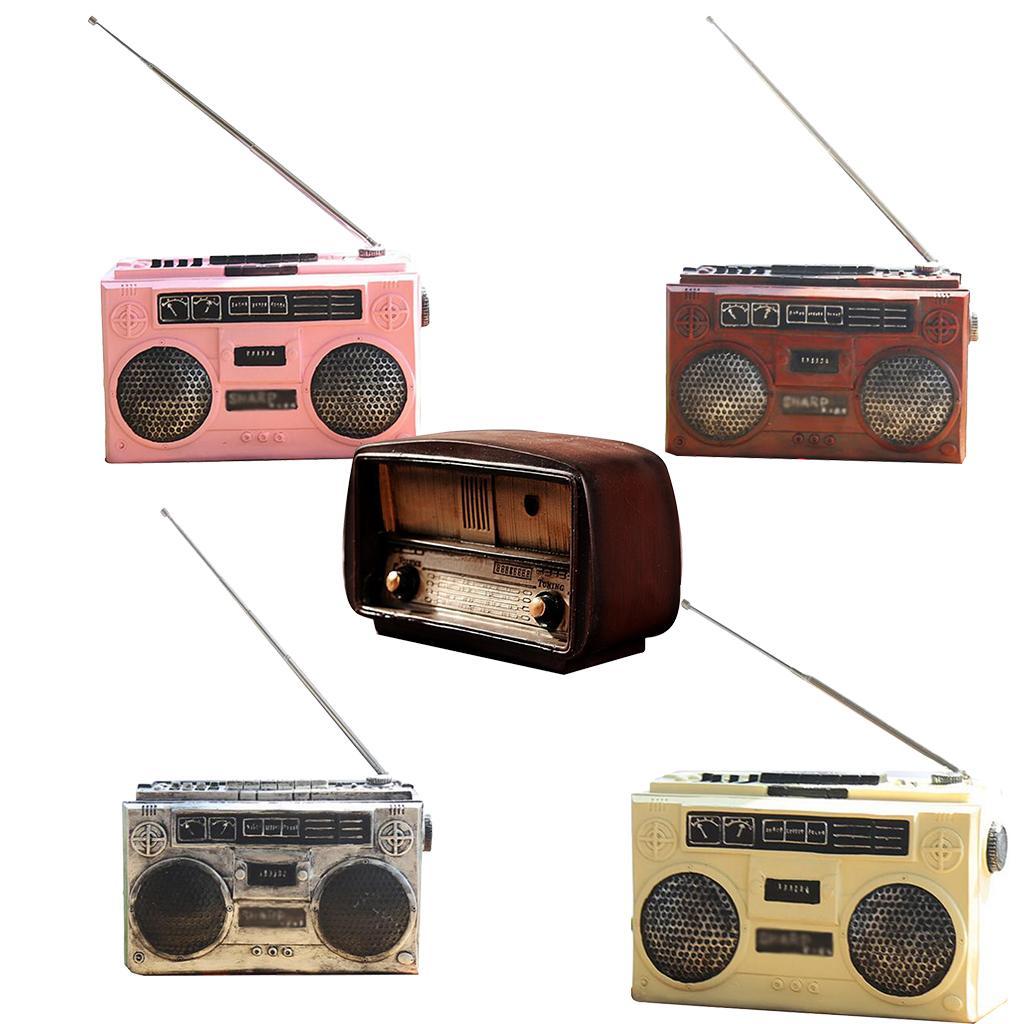 Vintage Harz Radio Handwerk Wohnaccessoires