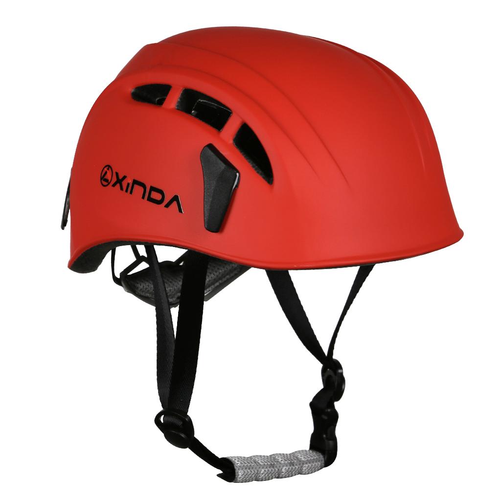 Safety Helmet Rock Climbing Caving Kayaking Rappelling Rescue Red