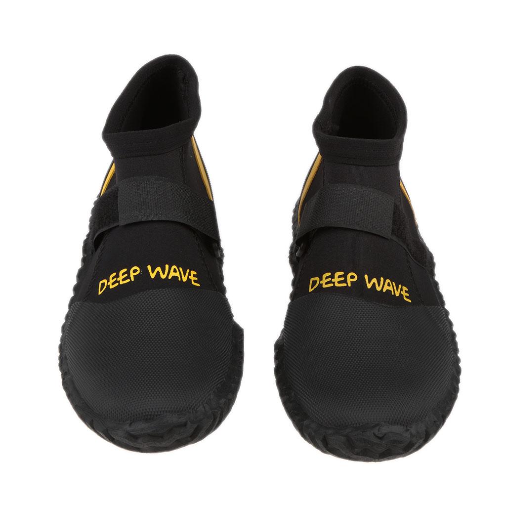 Neoprene 5mm Scuba Dive Water Sport Snorkeling Boots Booties Shoes 8# Black
