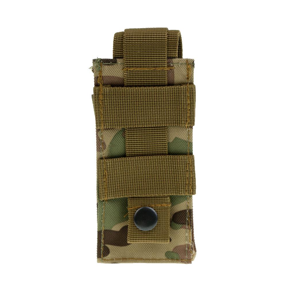 Outdoor Tactical Tourniquet Pouch with Medical Shears Slot CP Camo