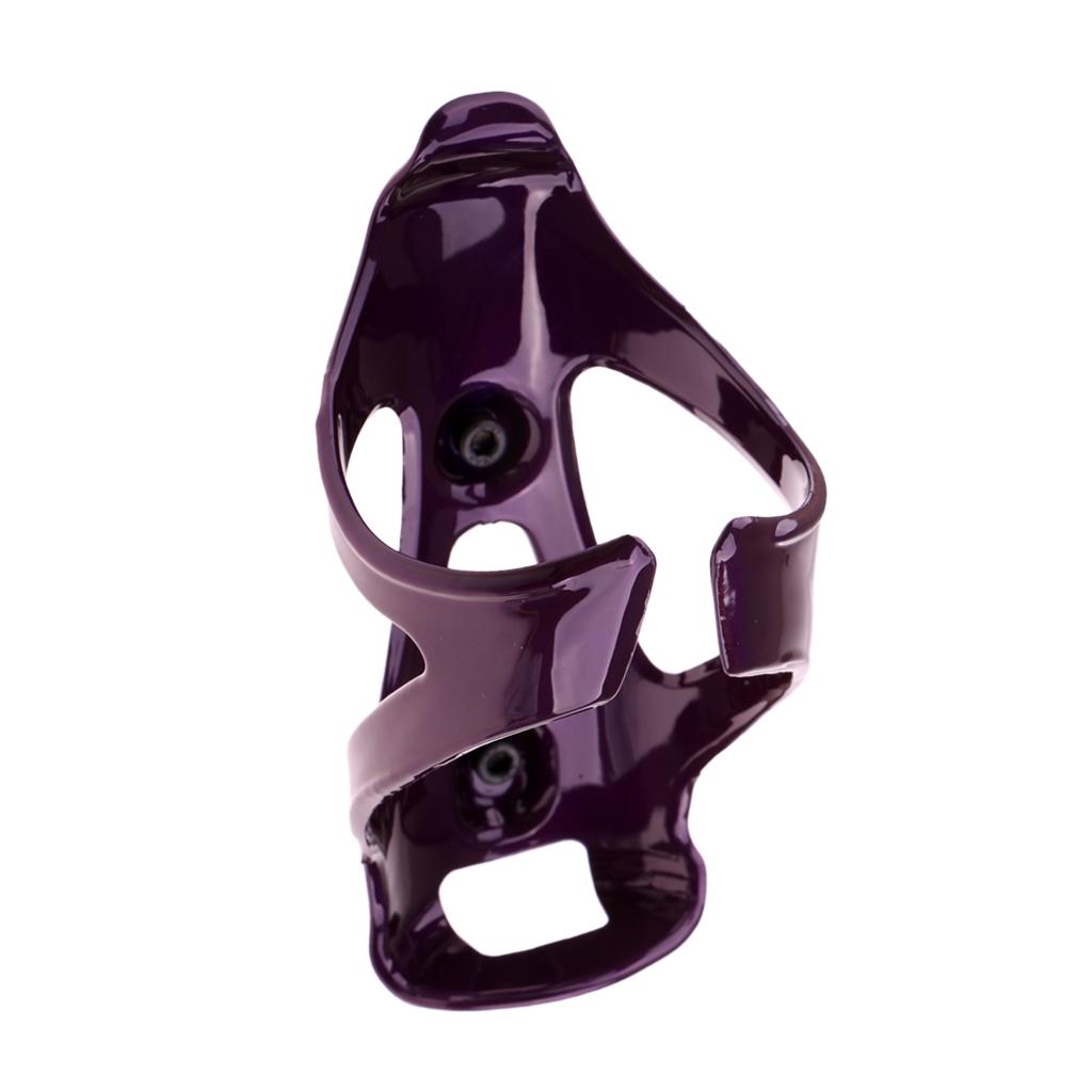 Nylon Fiber Bike Bicycle Cycling Water Bottle Holder Rack Cage Purple Black