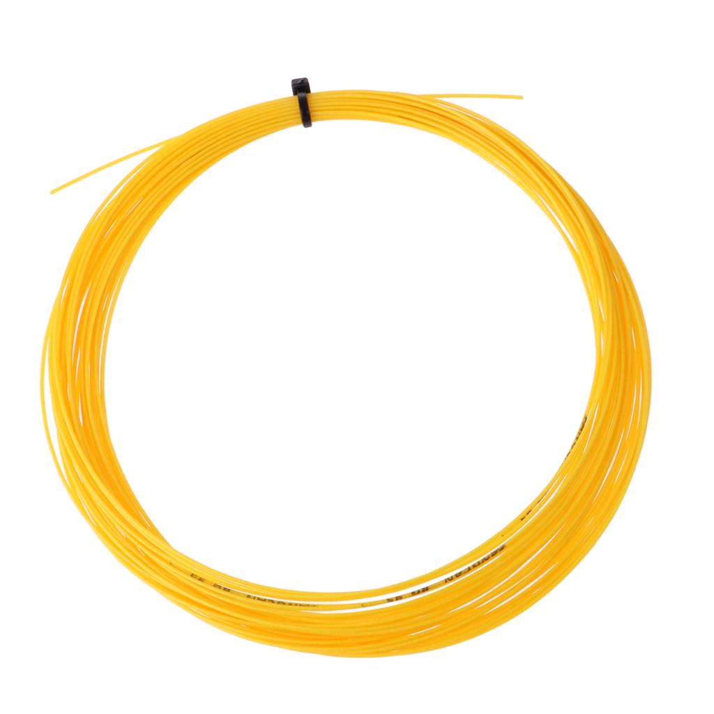 Durable Badminton Racket Racquet String Line Replacement Repair Rope Yellow