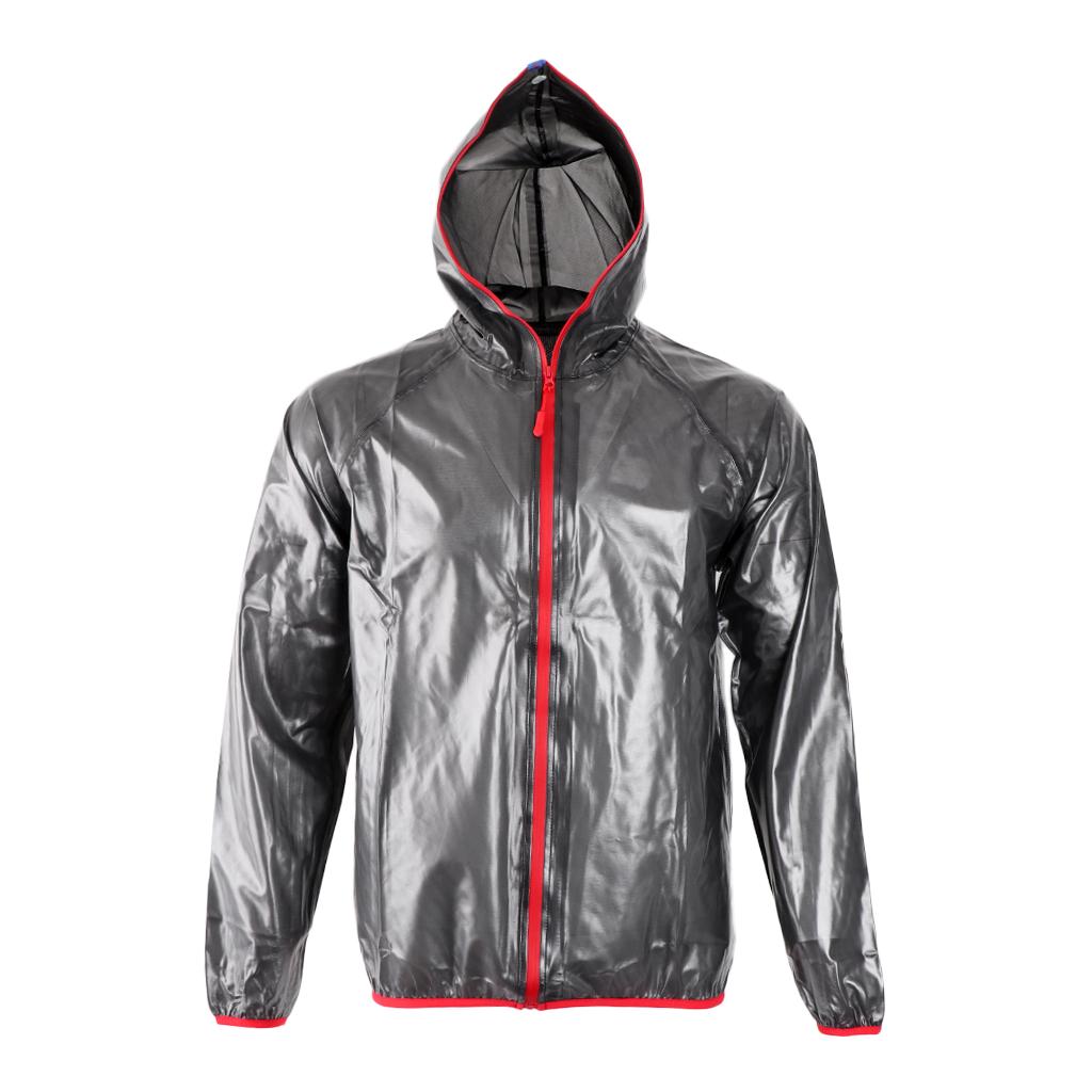 Bike Bicycle Cycling Full Rain Suit Waterproof Hooded Rain Coat Jacket