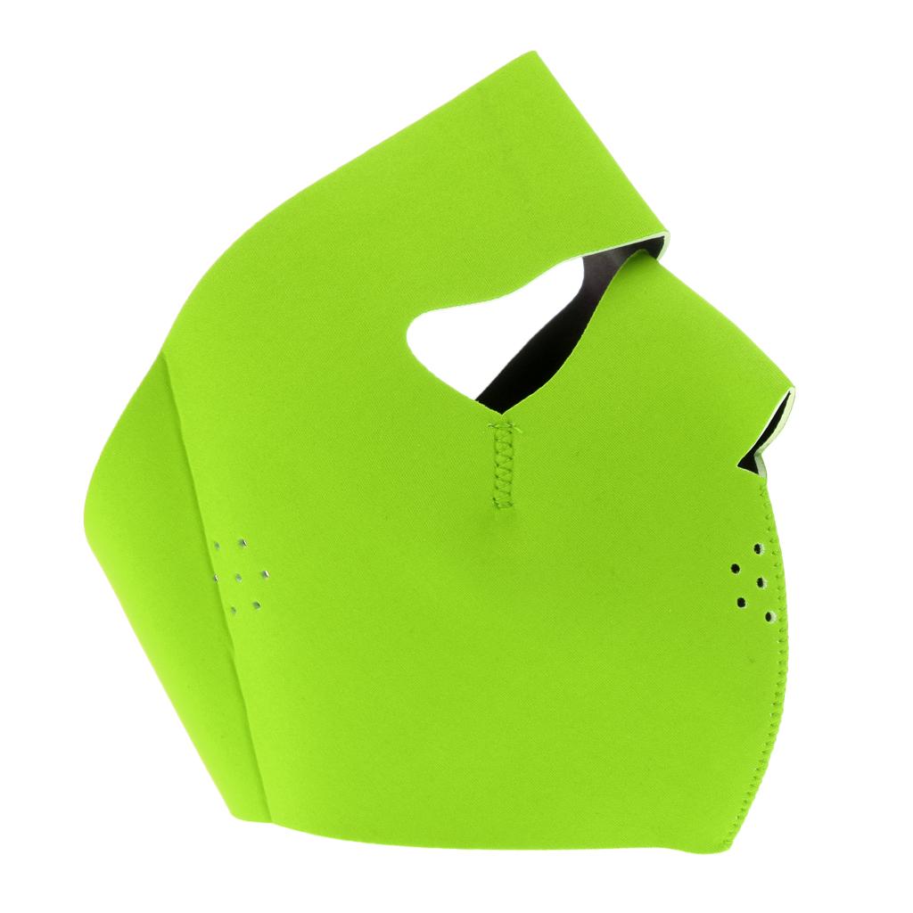 Neoprene Cycling Half Face Mask Filter Breathing Training Altitude Green