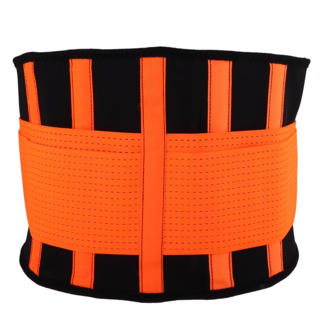 Sweat Waist Trimmer Belt Wrap Lower Back Support Brace for Belly Exercising