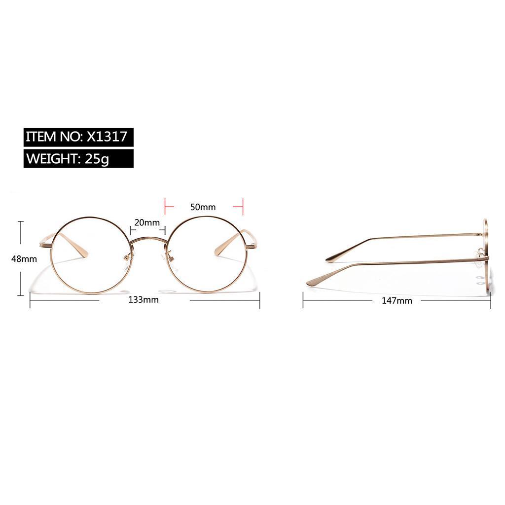 New Men Women Mirrored Sunglasses Round Metal Outdoor Glasses