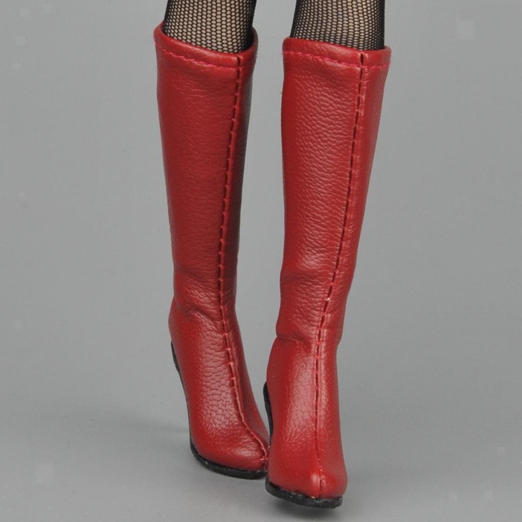 1:6 Scale High Boots Ankle Boots Shoes for 12-inch Action Figure Accessories