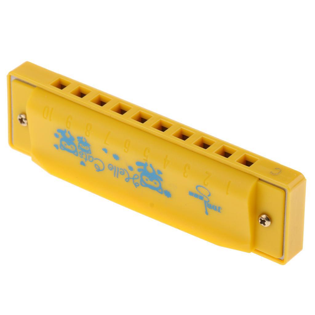 10Löcher Mundharmonika Kinder Musikinstrumente Blasinstrument Spielzeug Geschenk