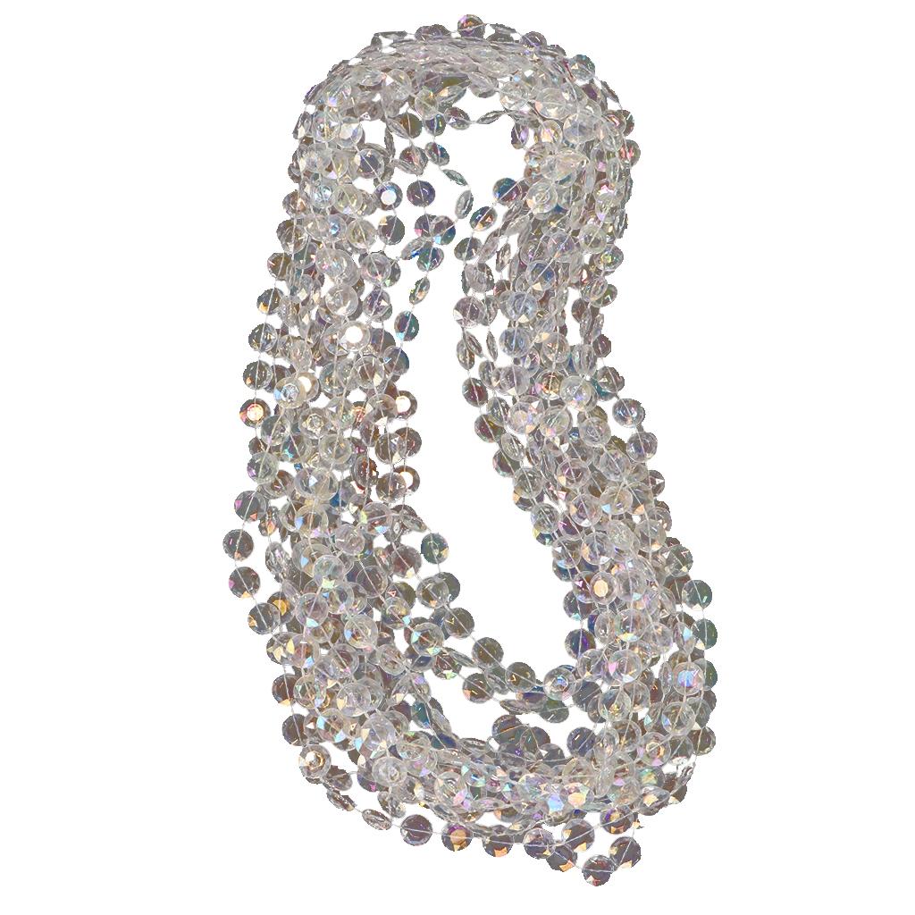  Garland Crystal Beaded Strands Chain Beads for Wedding DIY Accessories  10m