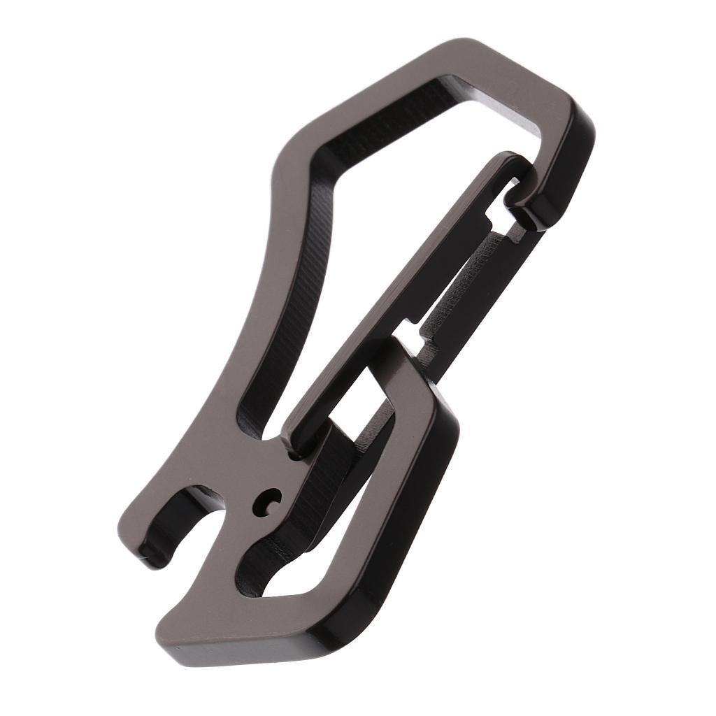 Anti verlorene Karabiner Clip Flaschenöffner Keychain Outdoor Hängende