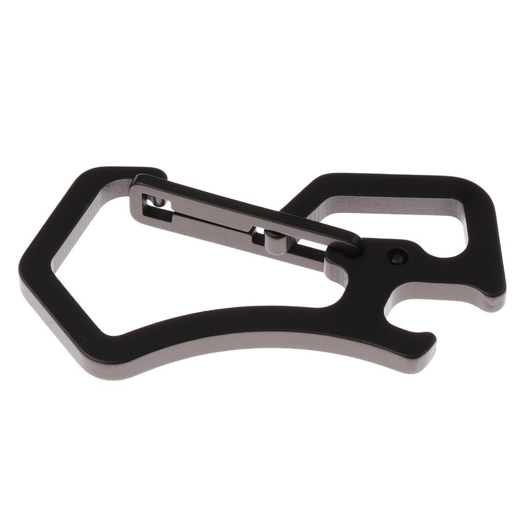 Anti verlorene Karabiner Clip Flaschenöffner Keychain Outdoor Hängende