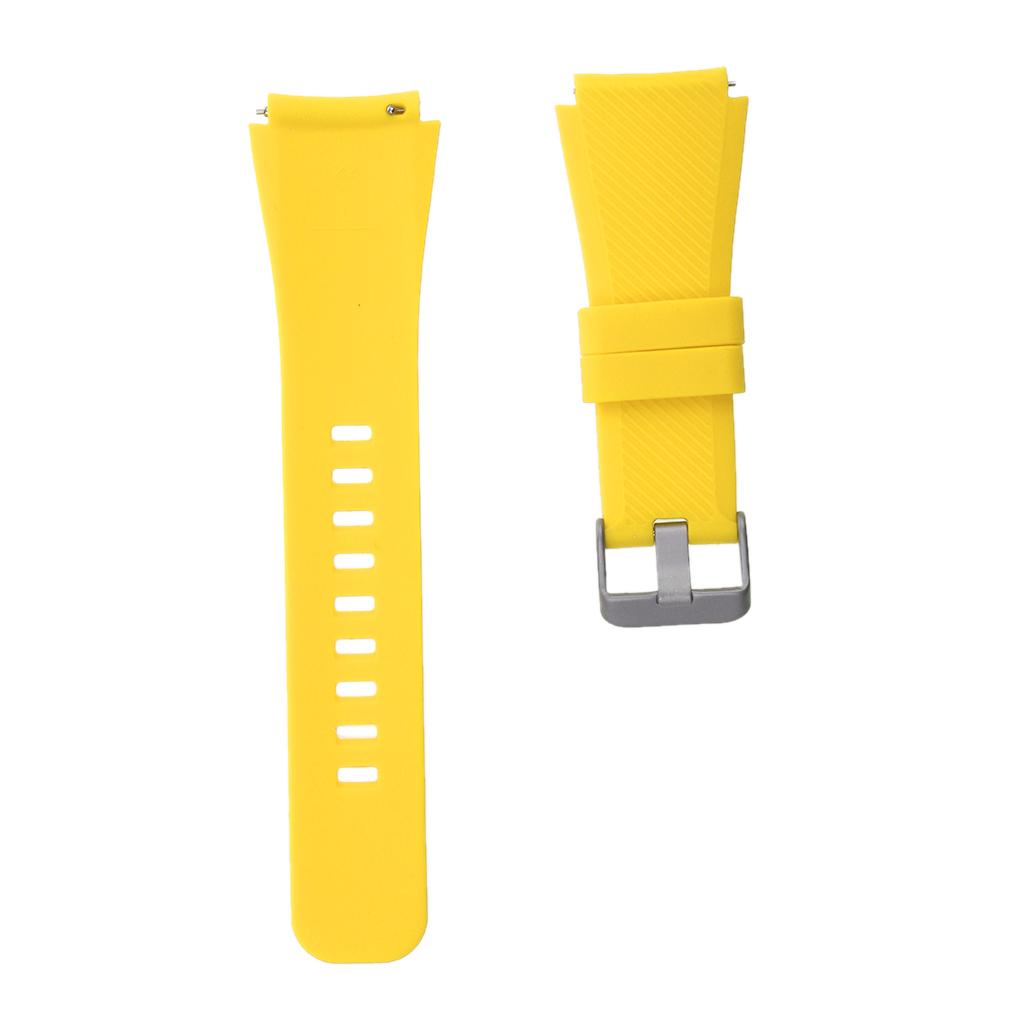 Wrist Strap Silicone Watchband For Samsung Gear S3 Classic Yellow