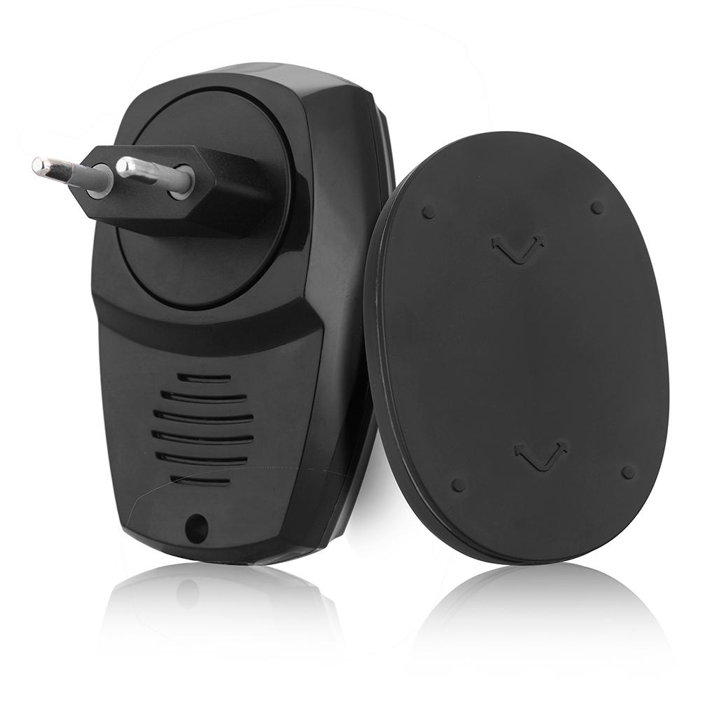 Wireless Door Bell Chime Receiver PIR Motion Sensor Detector EU Plug