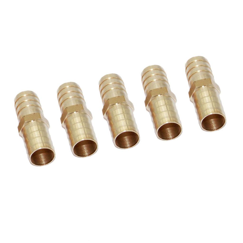 Brass Straight Connector Fitting Water Hose Pipe Tube Coupler Joiner