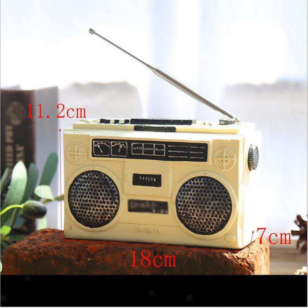 Vintage Harz Radio Handwerk Wohnaccessoires