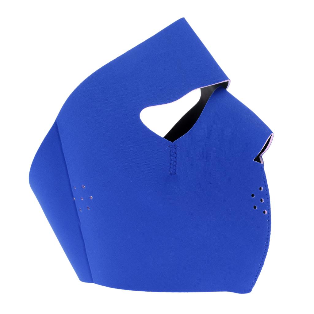 Neoprene Cycling Half Face Mask Filter Breathing Training Altitude Blue