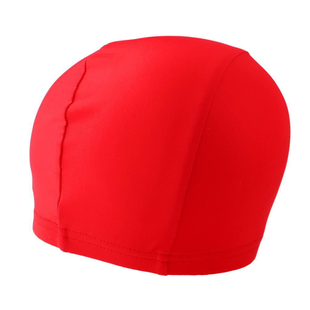 Skull Cap Under Helmet Liner for Cycling Swim Pool Bathing Red