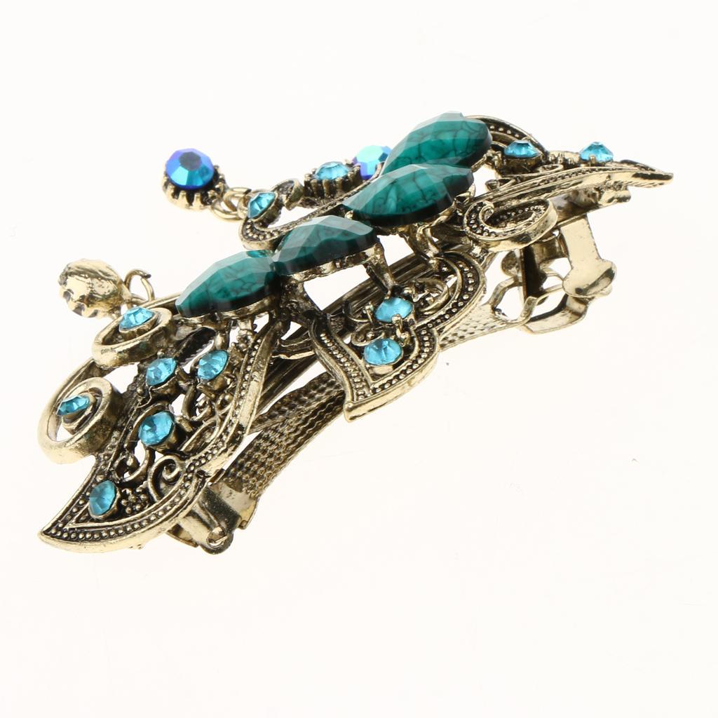 Frauen klassische Haarspange Haarklammer Metall Hairclips Haarnadeln