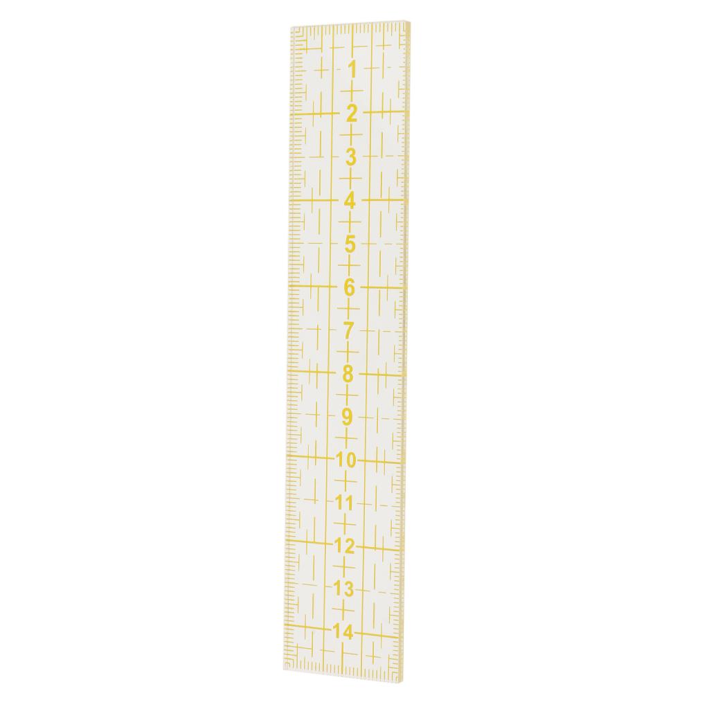Rectangle Shape Acrylic Quilting Templates Patchwork Sewing Ruler Tool