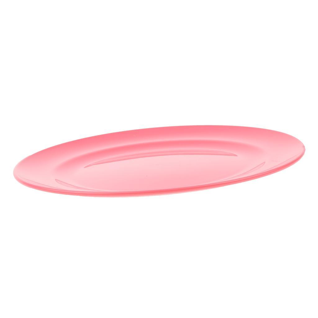 Plastic Plate Holder Picnic BBQ Party Camping Outdoor Washable BBQ Food Tray