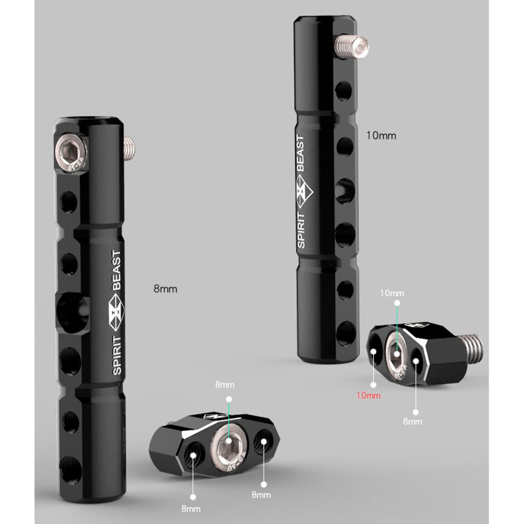 Motorcycle Handlebar Multi Functional Extension Rod with Mounting Parts 8MM 