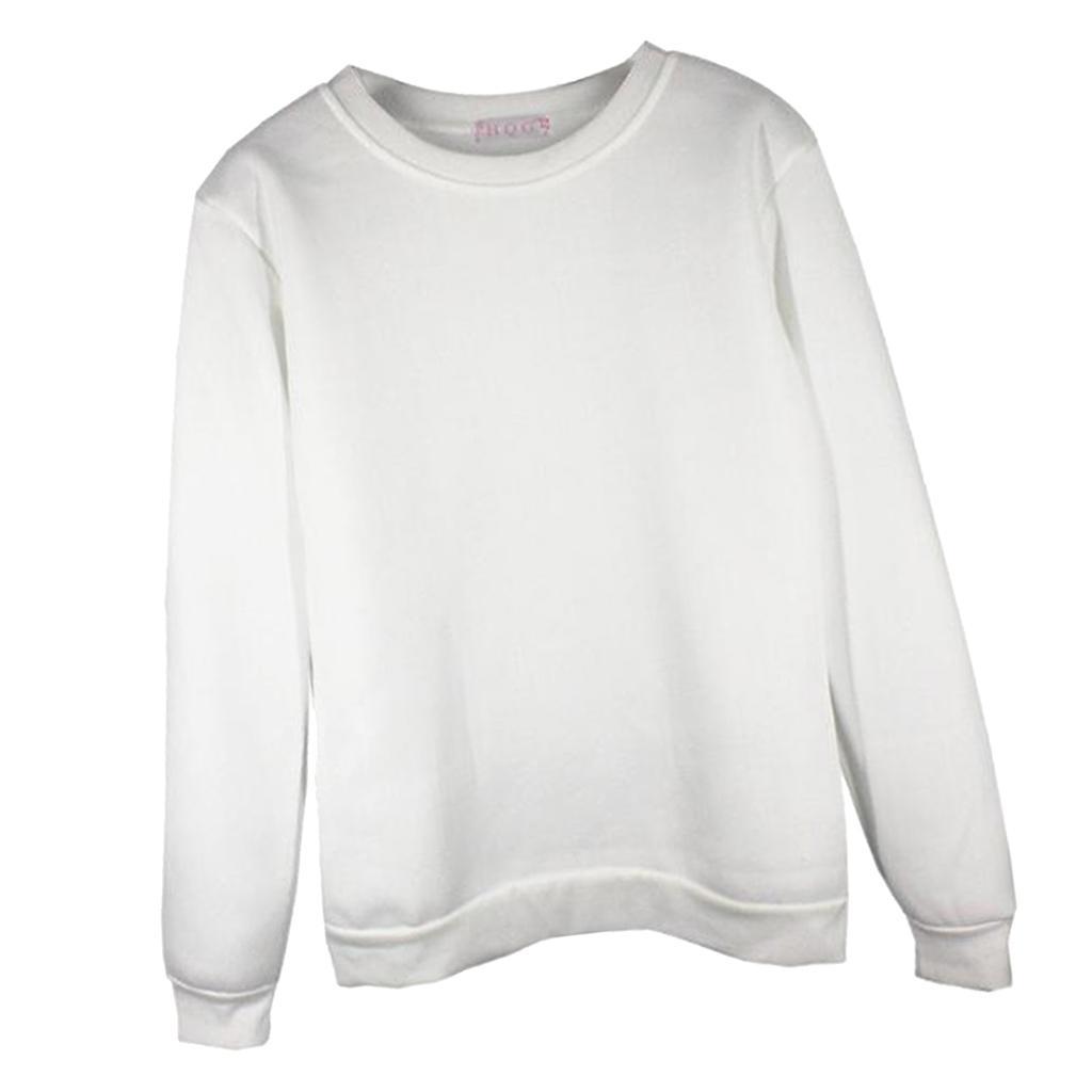 Harajuku Fleece Sweatshirt Long Sleeve Loose Sweatshirts Casual Tracksuit 