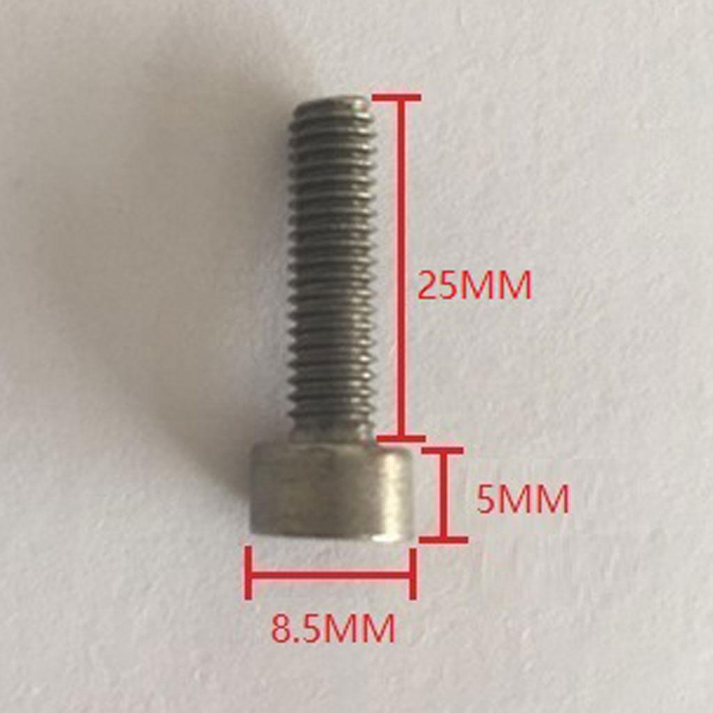 10x Durable M5x25mm Titanium DIN912 Hexagon Socket Allen Cap Head Bolt Screw