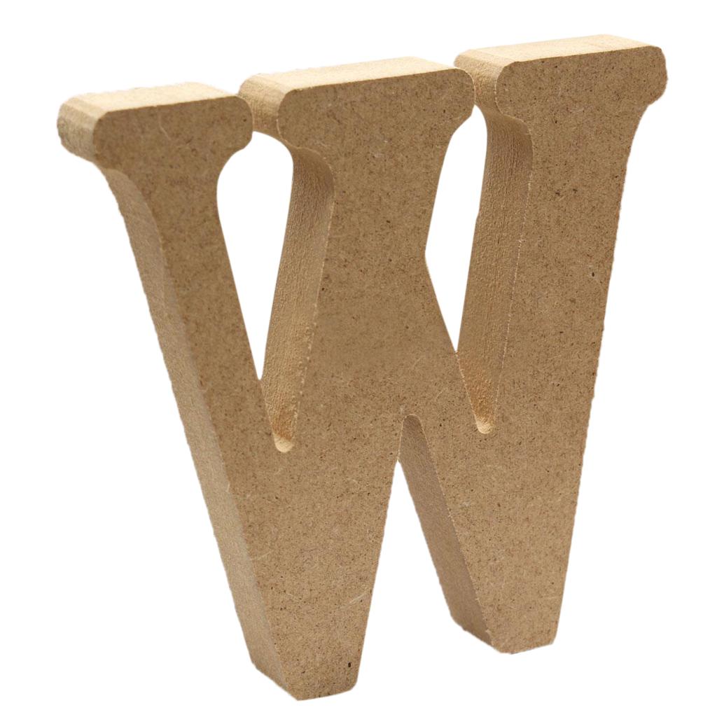 Wooden Alphabet Craft Letter Plaque Wall Hanging Wedding Nursery Party W