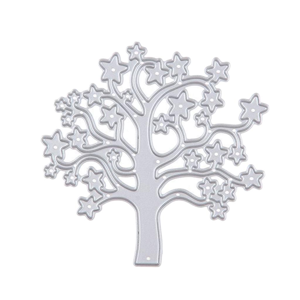 Metal Cutting Dies Stencil DIY Scrapbooking Embossing Card Star Tree